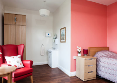 One of Bromley Park Care Home's Bedrooms.
