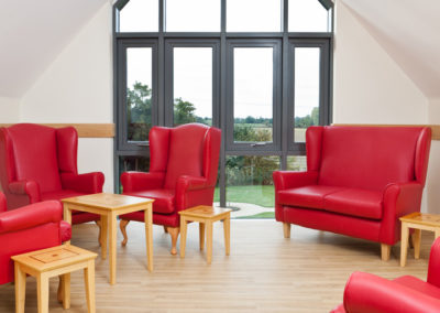 Upstairs Lounge at Hengist Field Care Home