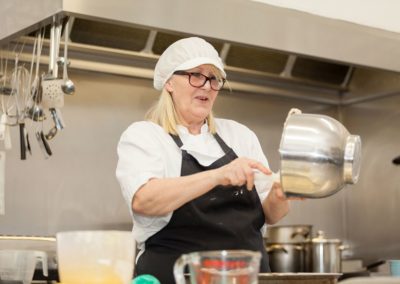 Mandy is Lukestone Care Home's fabulous Chef, baking