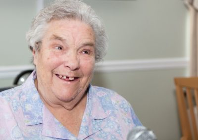 One of our lady residents at Silverpoint Court Residential Care Home