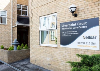 The front of Silverpoint Court Residential Care Home