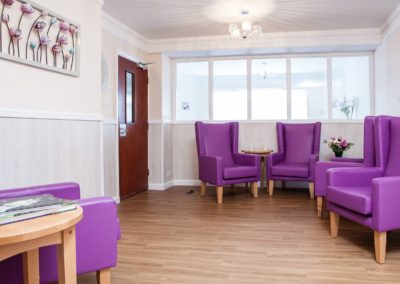 The quiet lounge at Sonya Lodge Residential Care Home