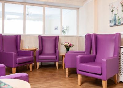 The quiet lounge at Sonya Lodge Residential Care Home
