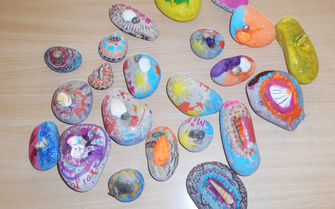 Summer rock painting at Woodstock Residential Care Home