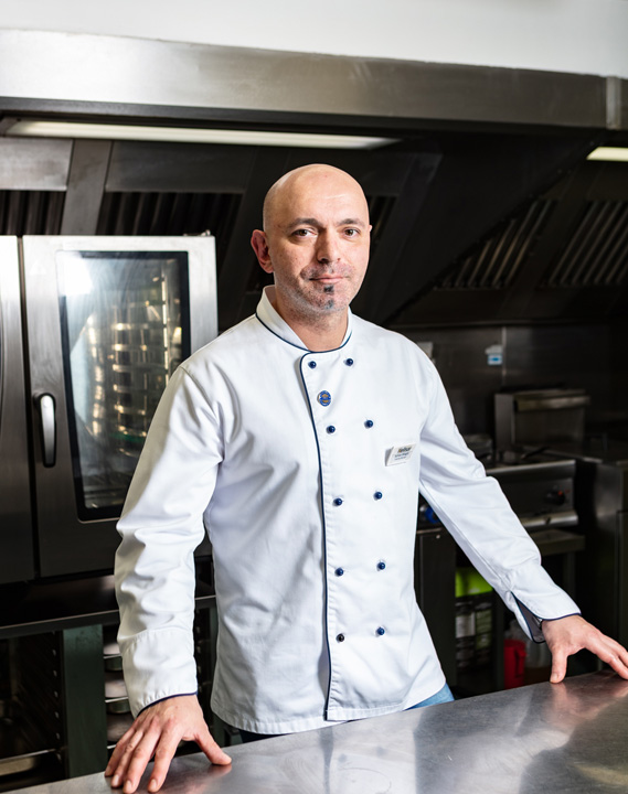 Head of Catering Services for Nellsar Ltd, Adrian Silaghi