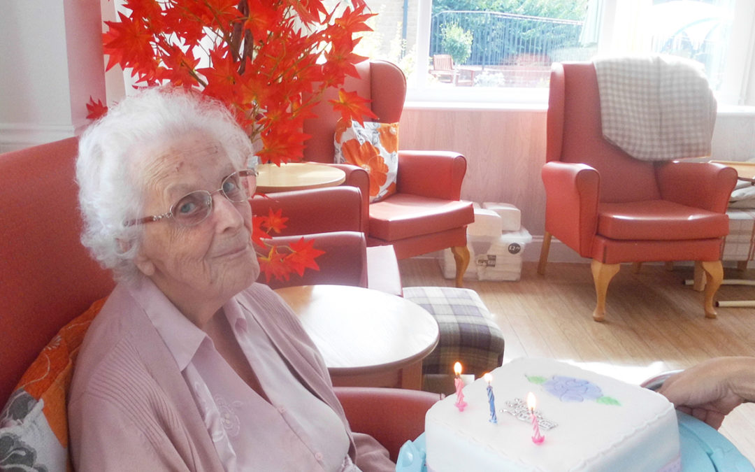 Happy Birthday to Becky at Woodstock Residential Care Home