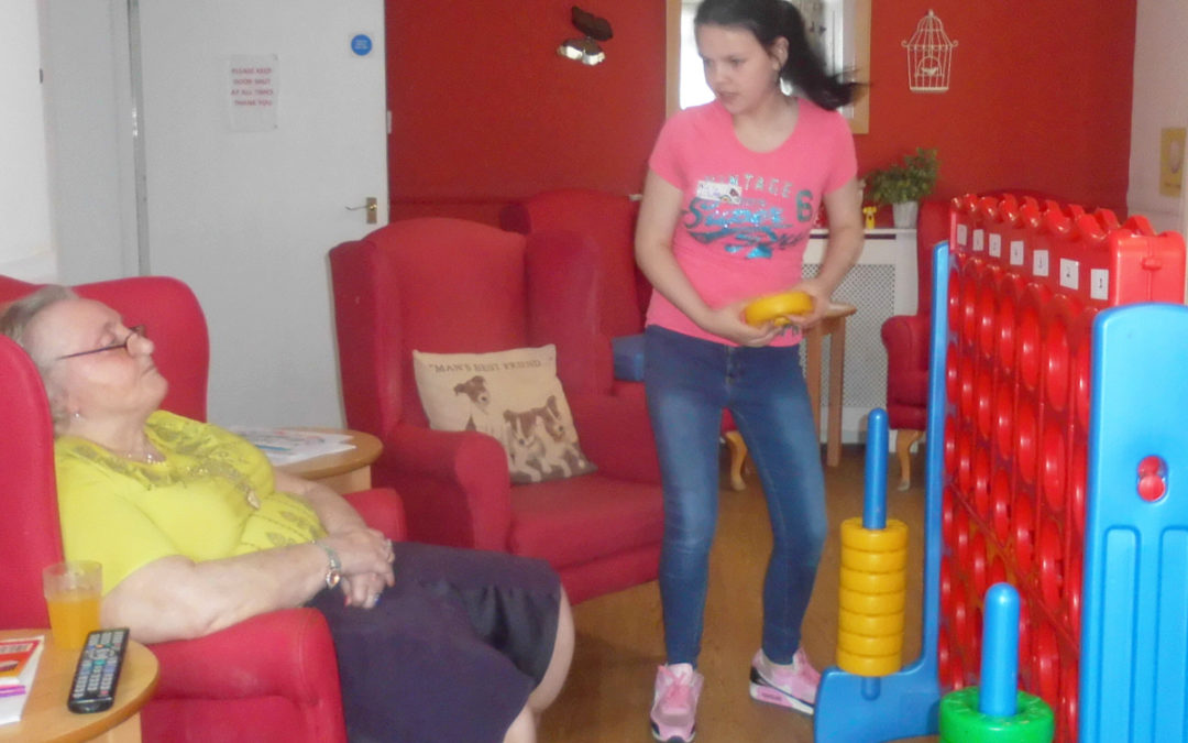 Fun and games day at Woodstock Residential Care Home