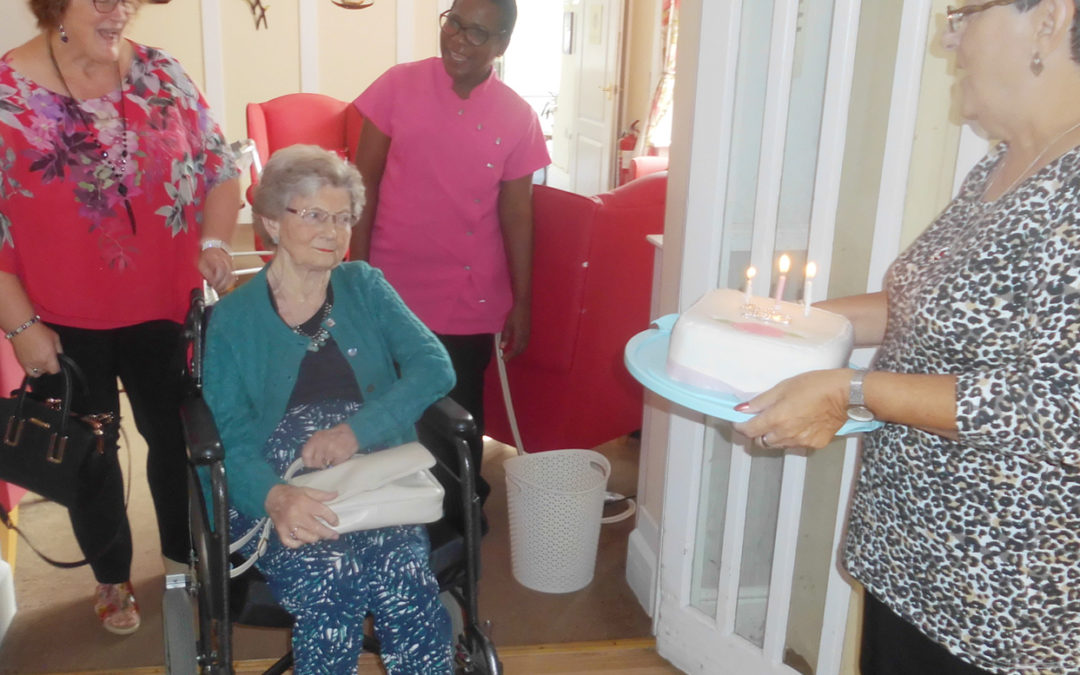 Birthday wishes to Julia at Woodstock Residential Care Home