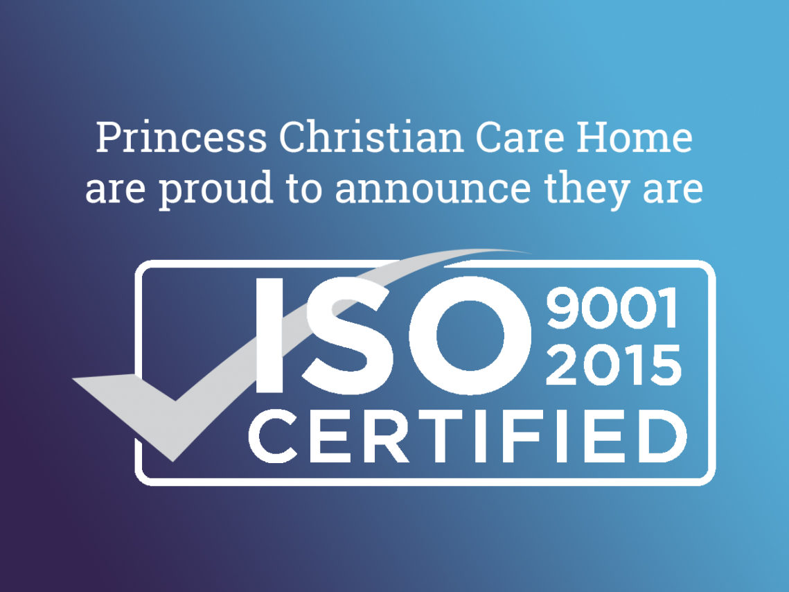 Princess Christian Care Centre achieves ISO 9001:2015 certification