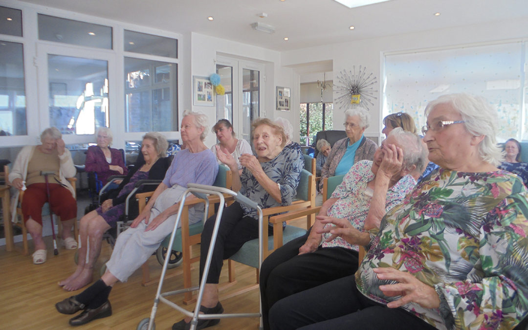 An afternoon of classic tunes at The Old Downs Residential Care Home