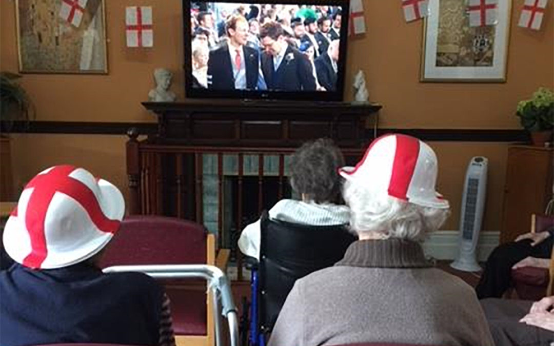 Royal Wedding excitement at The Old Downs Residential Care Home