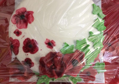 Meyer House residents and staff made a beautiful remembrance themed cake