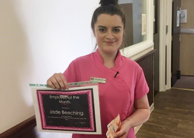 St Winifreds Care Home Care Assistant Jade Beeching