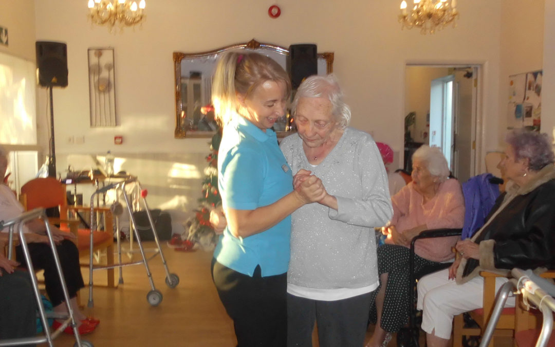 Christmas Eve at Woodstock Residential Care Home