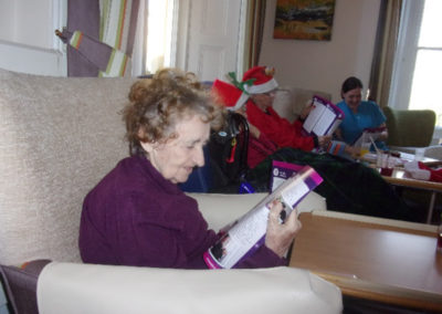 Accordionist Music with Christine at Loose Valley Care Home (5 of 6)