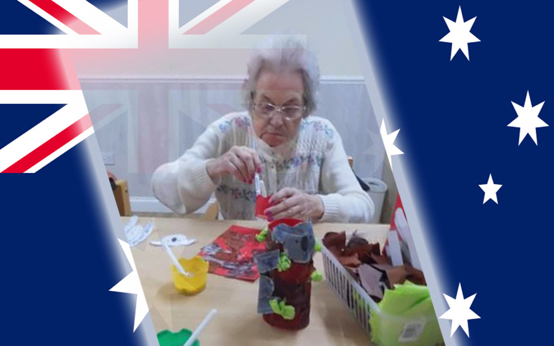 Australia Day preparations at Woodstock Residential Care Home