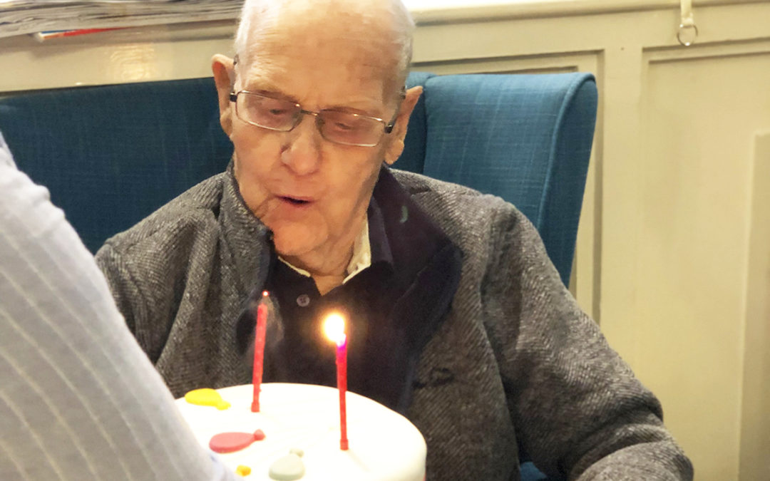 Happy birthday to James at Bromley Park Care Home