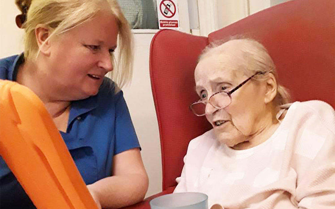 interactiveMe and word challenges at Lulworth House Residential Care Home