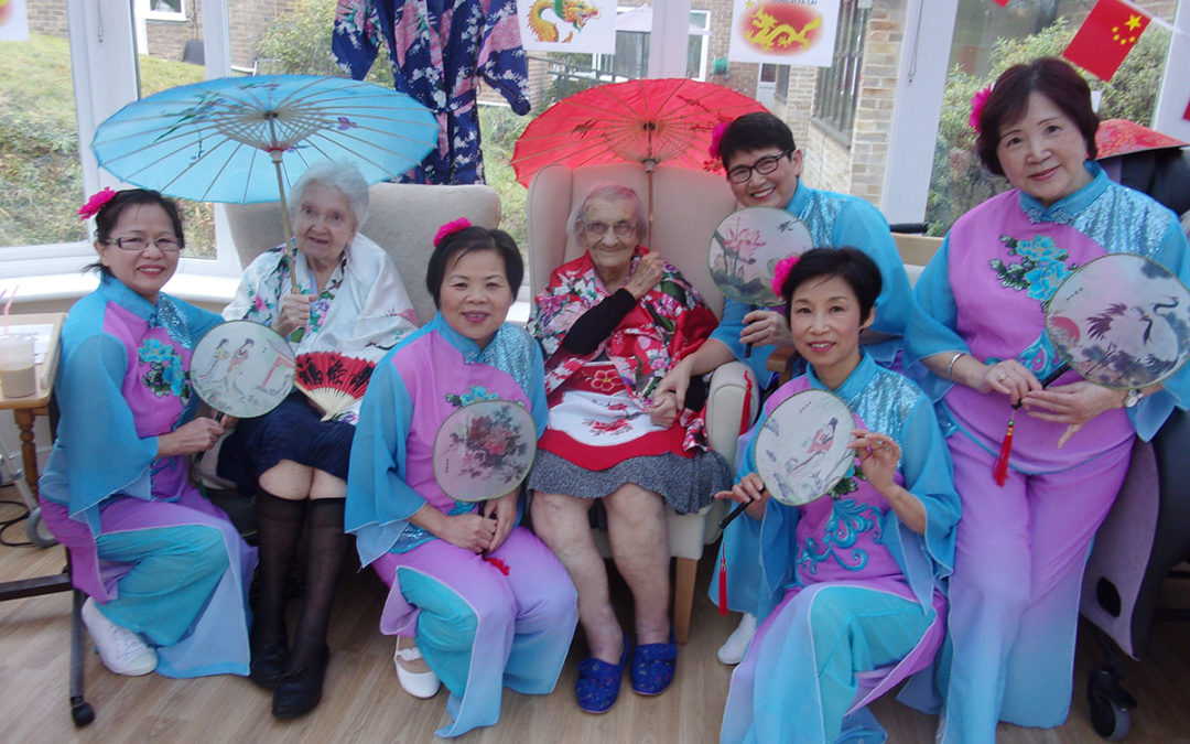 Chinese celebrations at Loose Valley Care Home