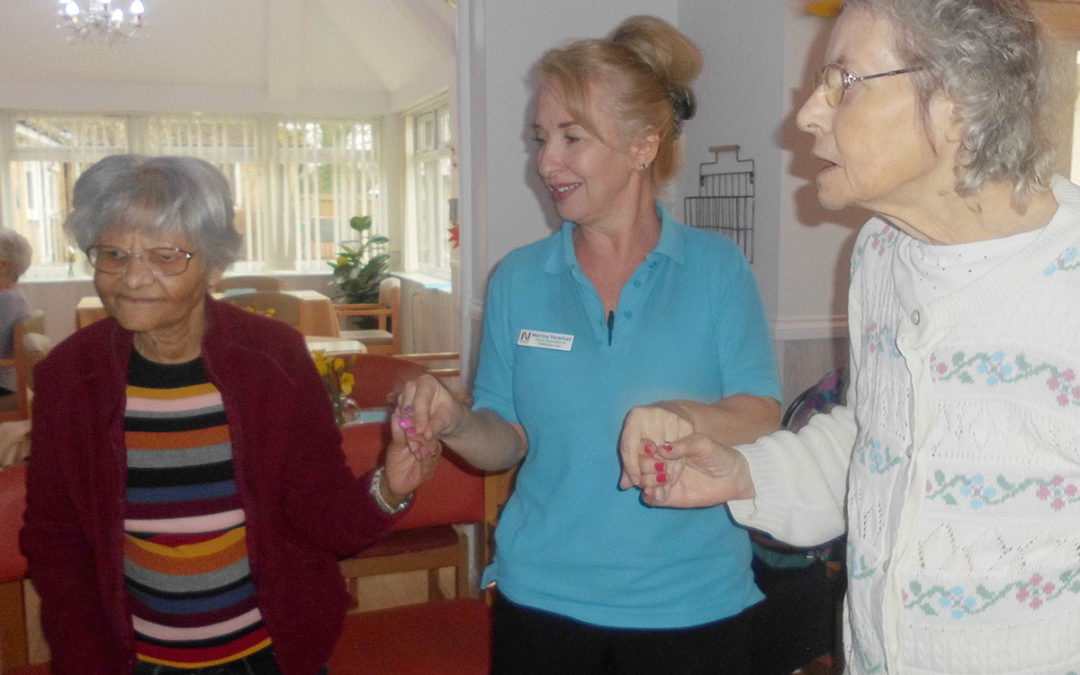 Music morning fun at Woodstock Residential Care Home
