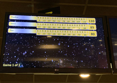 The Lulworth House residents' bowling score board