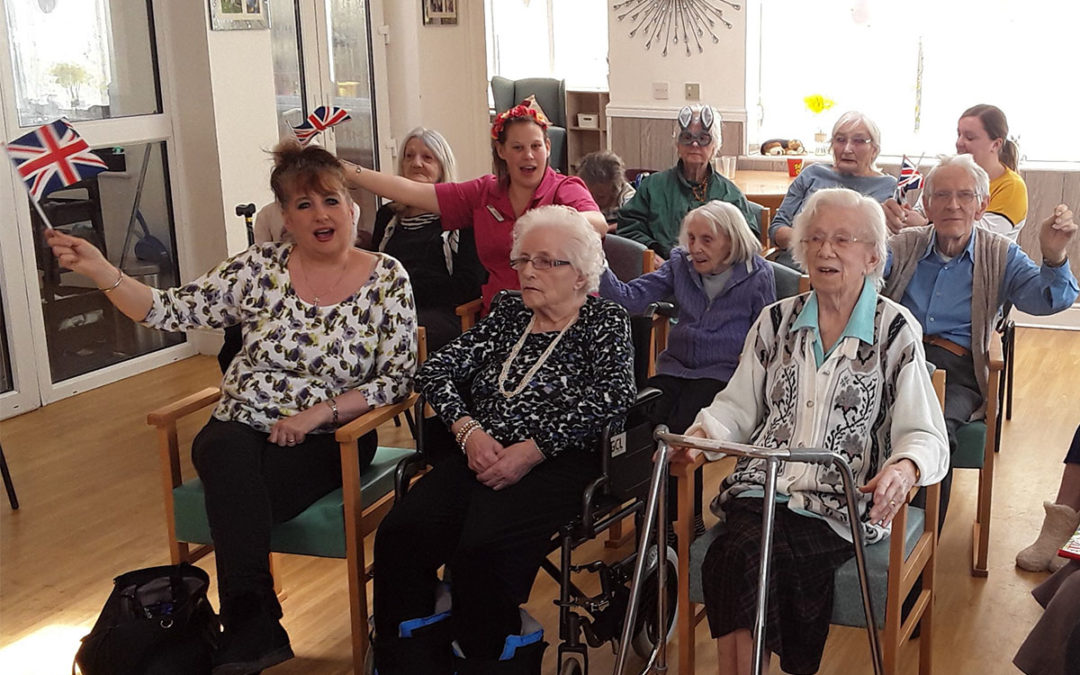 Vintage music show at The Old Downs Residential Care Home