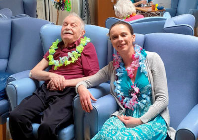 Residents partying Caribbean style at Lukestone Care Home (6 of 9)