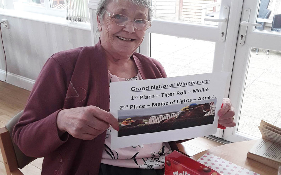 Grand National winners at Woodstock Residential Care Home
