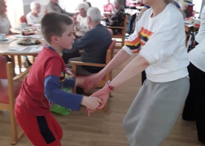 Residents and families at Woodstock Residential Care Home on Mother's Day 2019 (11 of 16)