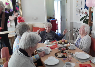 Residents and families at Woodstock Residential Care Home on Mother's Day 2019 (2 of 16)