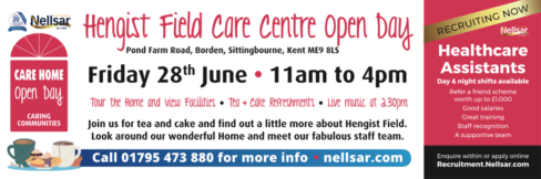 Poster for Hengist Field's Open Day