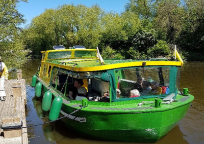 Loose Valey Care Home boat trip on the river Medway 6