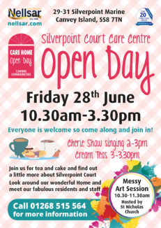 Silverpoint Court Open Day poster