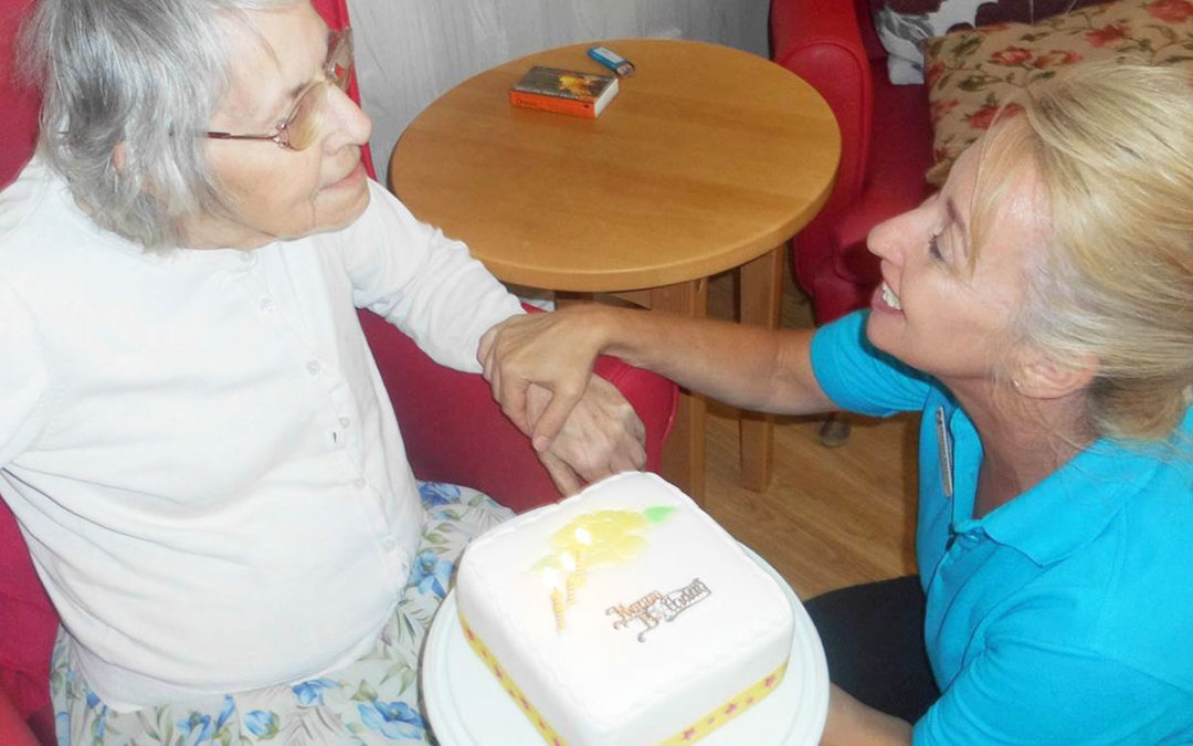 Birthday celebrations at Woodstock Residential Care Home