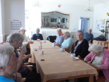 Residents Meeting at Woodstock Residential Care Home