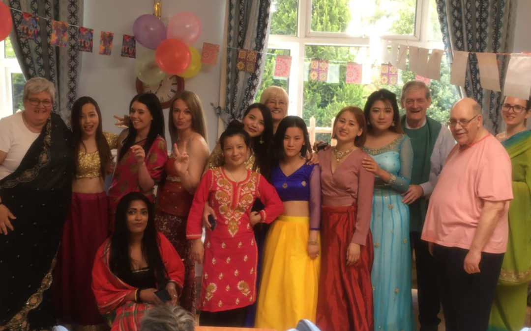 Bollywood theme day at Lukestone Care Home