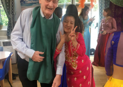 Bollywood theme day at Lukestone Care Home 4