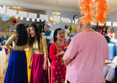 Bollywood theme day at Lukestone Care Home 5