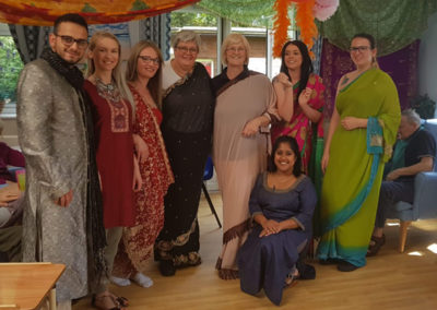Bollywood theme day at Lukestone Care Home 6