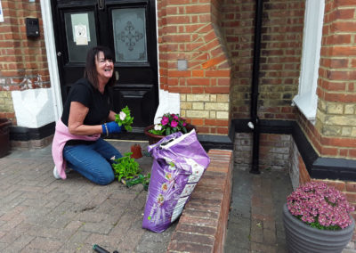 An Open Day for gardening at Lukestone Care Home 2