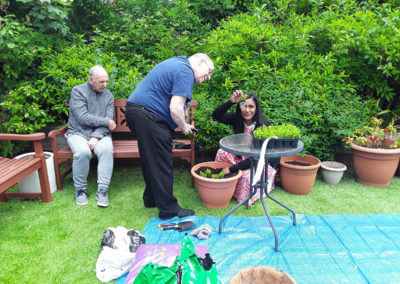 An Open Day for gardening at Lukestone Care Home 3