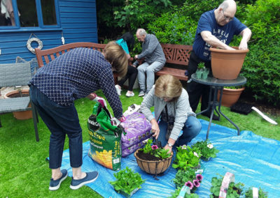 An Open Day for gardening at Lukestone Care Home 6