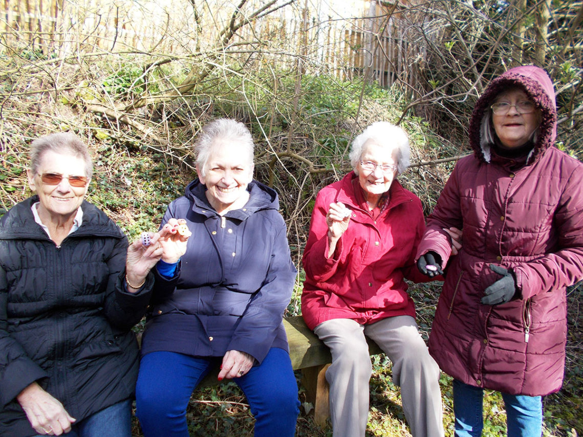 Sonya Lodge Residential Care Home residents enjoy hiding rocks in Wilmington