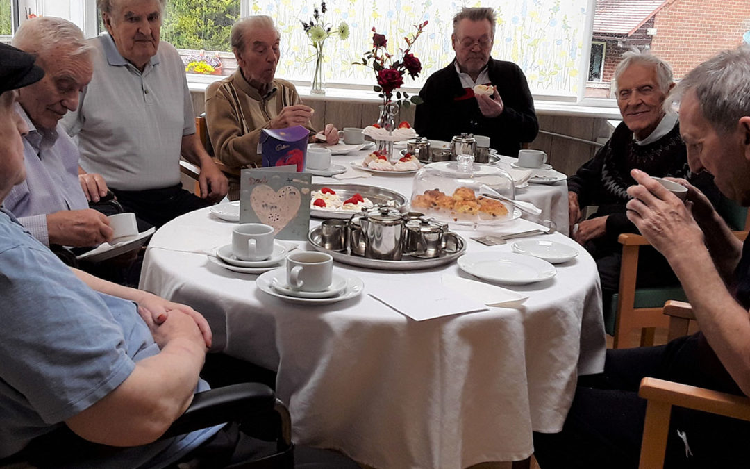 Fathers Day Coffee Morning at The Old Downs Residential Care Home