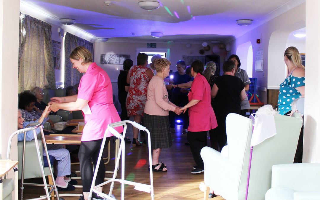 Disco fever at Sonya Lodge Residential Care Home