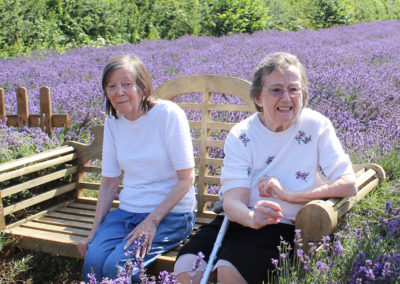 Sonya Lodge Residential Care Home ladies visit Castle Farm in Sevenoaks 5