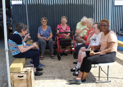 Sonya Lodge Residential Care Home ladies visit Castle Farm in Sevenoaks 6