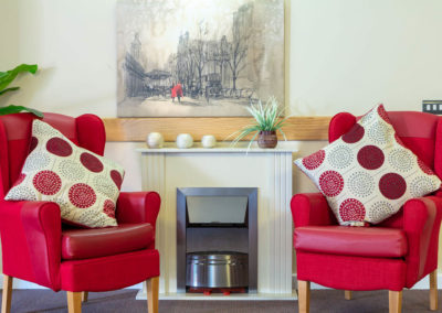The Cherry Lounge at Hengist Field Care Home