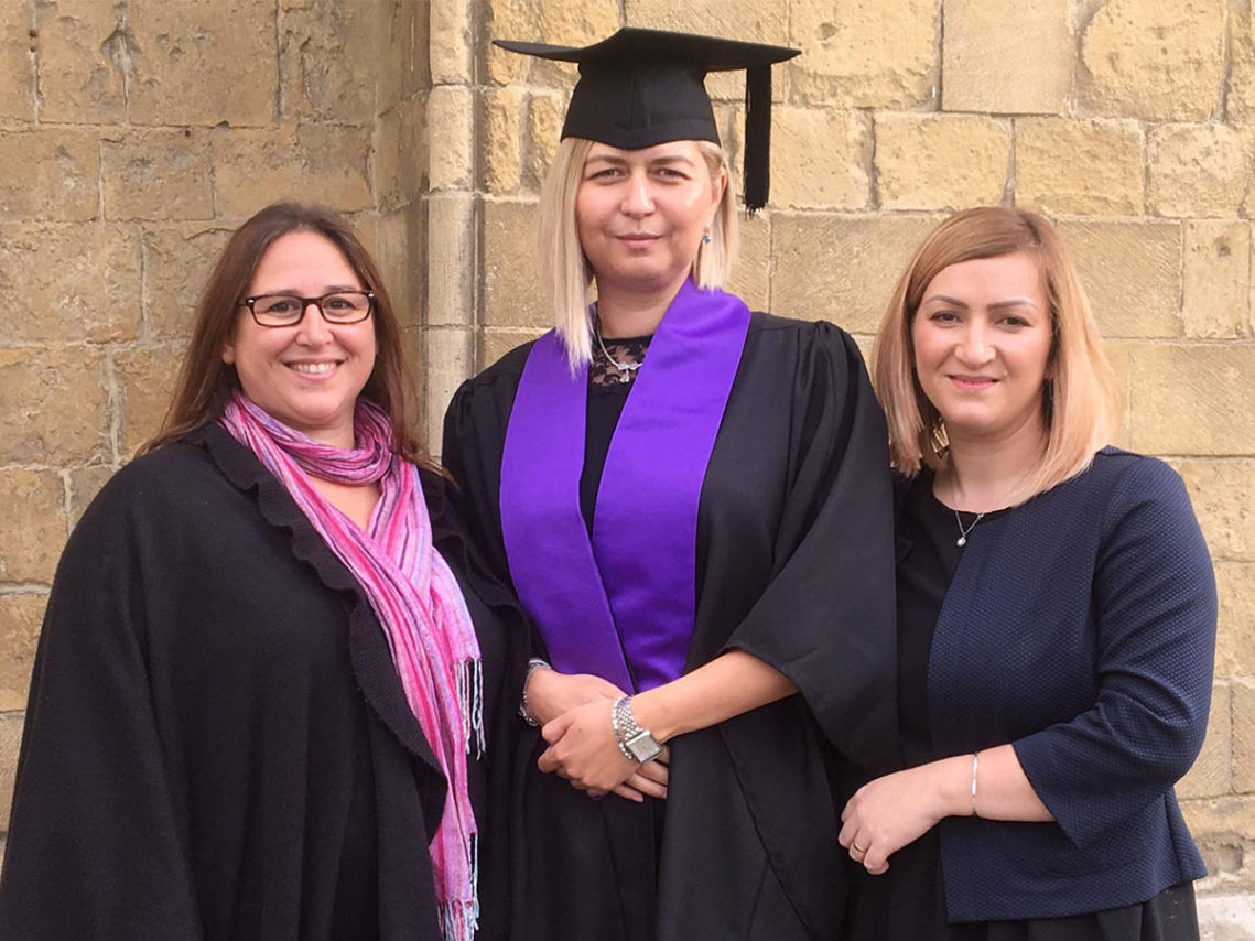 Staff from Abbotsleigh Care Home with their Manager at an Apprentice Graduation ceremony