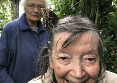 Sonya Lodge residents visit Hall Place Butterfly Jungle Experience 13
